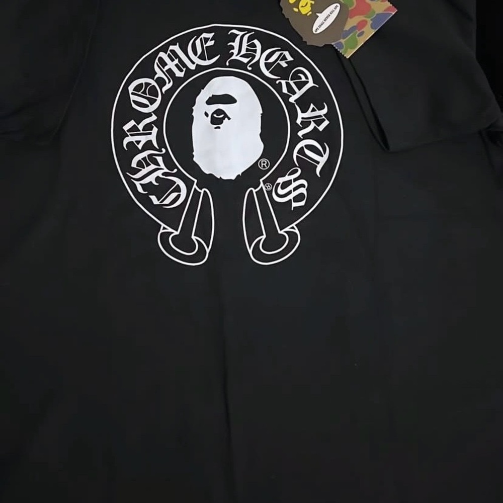 Chrome Hearts Black Tee with Iconic Graphic